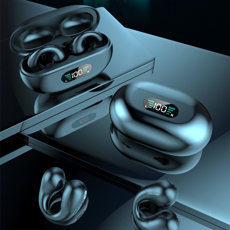 Fones de Ouvido TWS de Condução Óssea com Clipe de Orelha, Bluetooth 5.3, Controle por Toque, Sem Fio, - Imagem 10