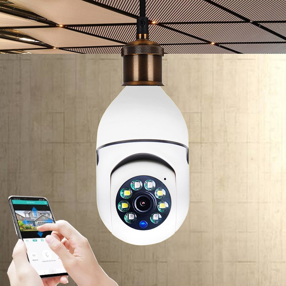 Câmera Wi-Fi 1080P tipo Lâmpada com Zoom 4X e Conexão E27 - Imagem 7