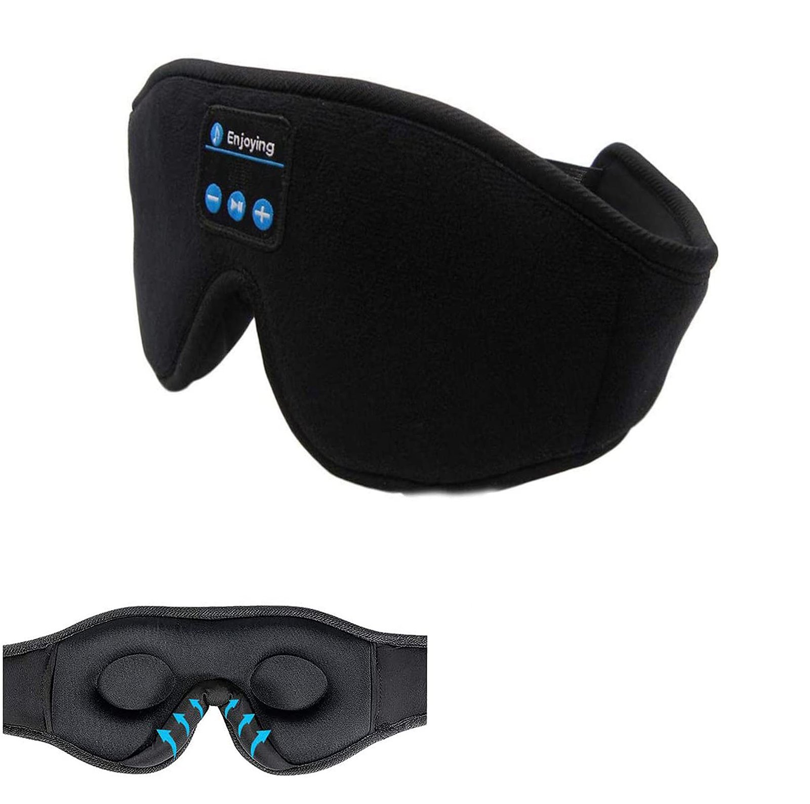 Máscara de Dormir com Bluetooth e Som Estéreo - Imagem 6