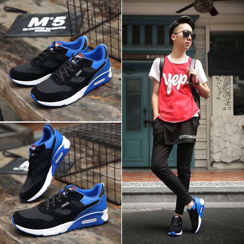 Men's thick-soled cushioned running shoes - Imagem 3
