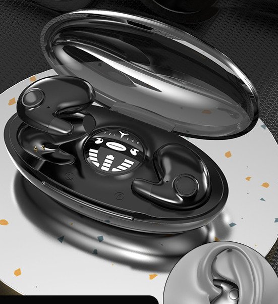 Minifone de ouvido Bluetooth sem fio, invisível e discreto, - Imagem 4