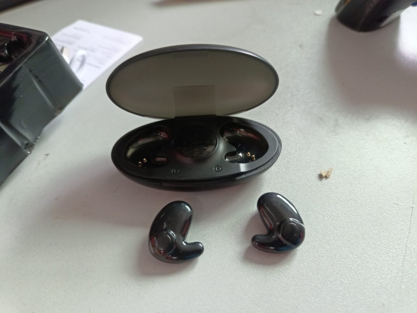 Minifone de ouvido Bluetooth sem fio, invisível e discreto, - Imagem 5