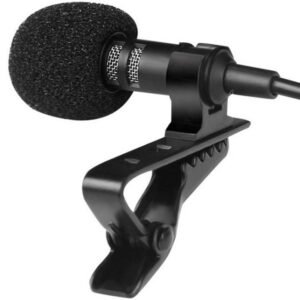 Microfone de lapela para computador