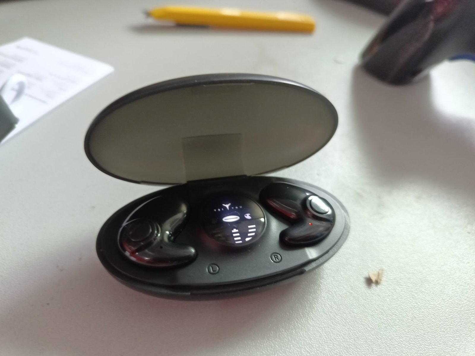 Minifone de ouvido Bluetooth sem fio, invisível e discreto, - Imagem 2