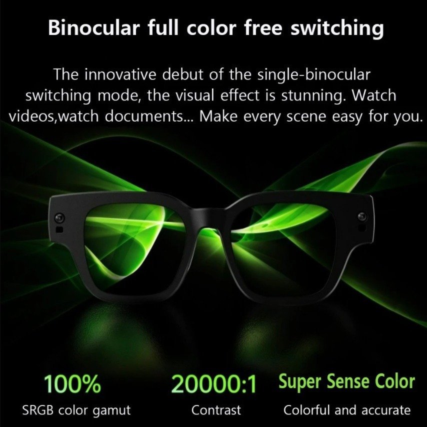 Óculos de Realidade Aumentada Inteligentes Shadow True Wireless