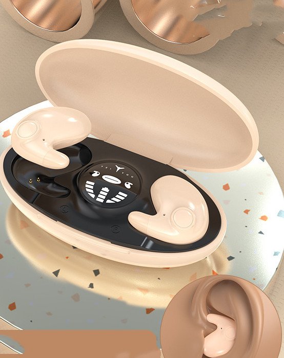 Minifone de ouvido Bluetooth sem fio, invisível e discreto, - Imagem 6